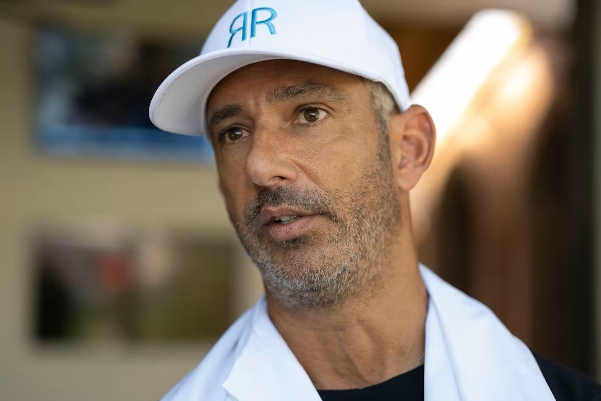 Jorge Posada attends the media from the Rain & Rose Charity Benefit & Celebrity Pickleball Tournament, held at the Sports Hub of the Dorado Beach Resort & Club.