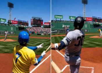 Masataka Yoshida hits Gerrit Cole and